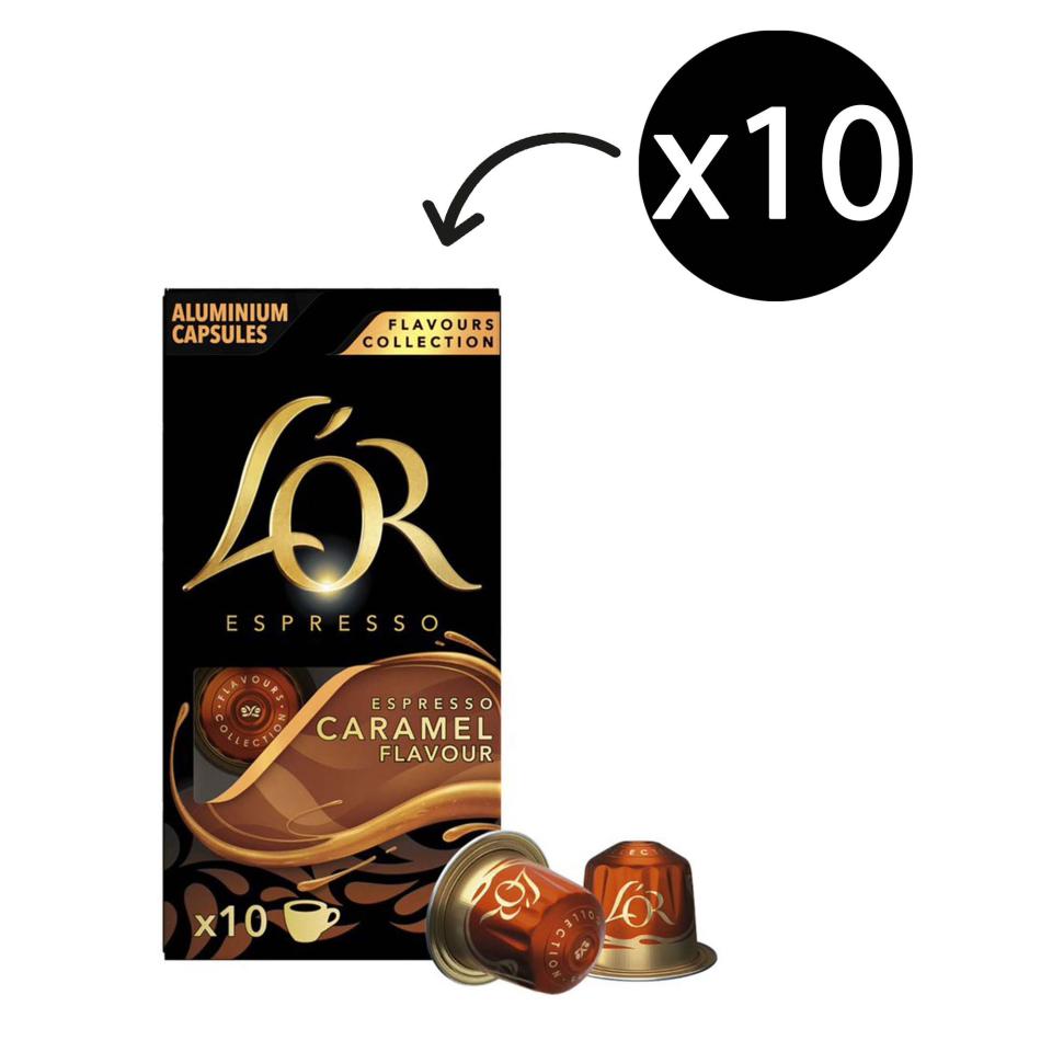 L'OR Espresso Capsules Caramel Box 10