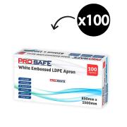 ProSafe LDPE Dispense Apron 850 x 1500mm White Pack 100