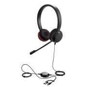 Jabra Corded Evolve 20 MS Stereo SE Headset USB C/A