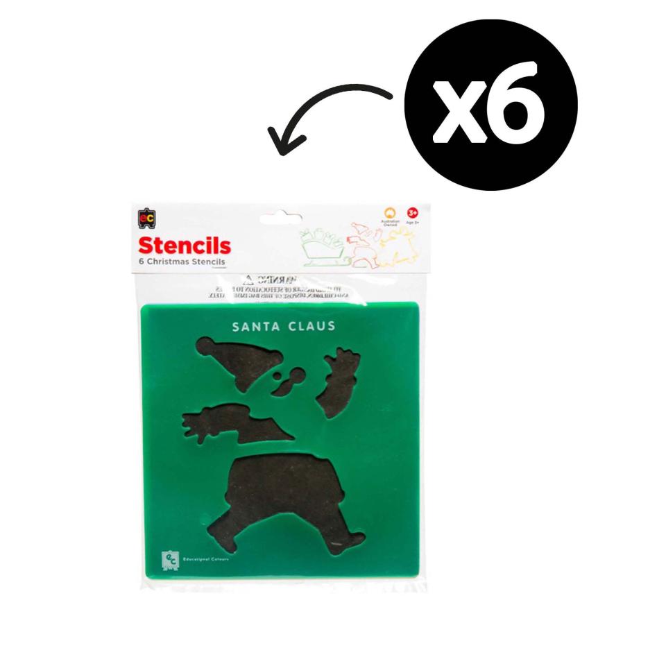 Ec Christmas Stencils Set 6 Image