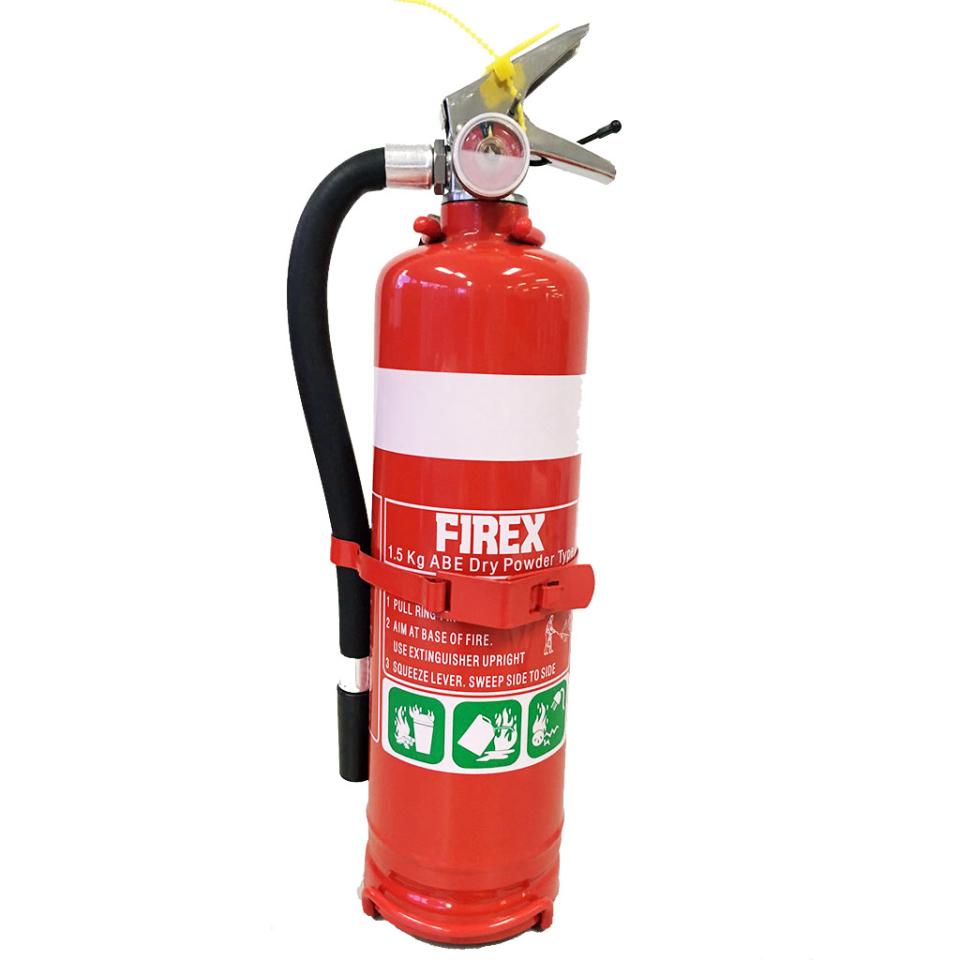 Firex 1.5kg Dry Powder Fire Extinguisher Type Abe