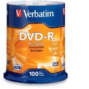 Verbatim DVD-R 4.7 GB / 16x / 120 Min - 100-Pack Spindle