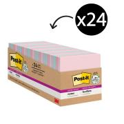 Post-it Super Sticky Recycled Notes Cabinet Wanderlust Pack 24