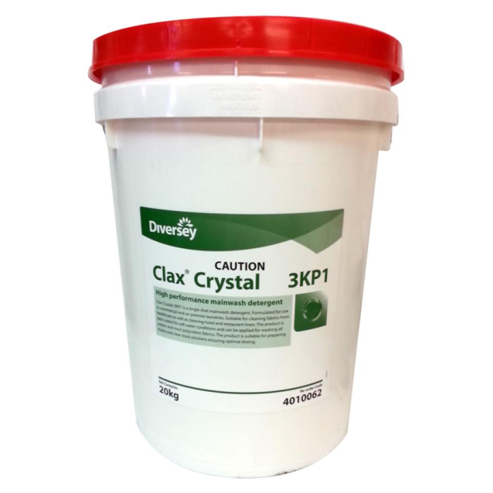 Diversey Clax Crystal 3Kp1 High Performance Mainwash Detergent 20kg