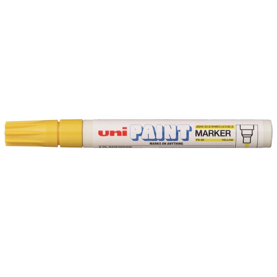 Uniball Px20 Paint Marker Bullet Point Yellow Winc