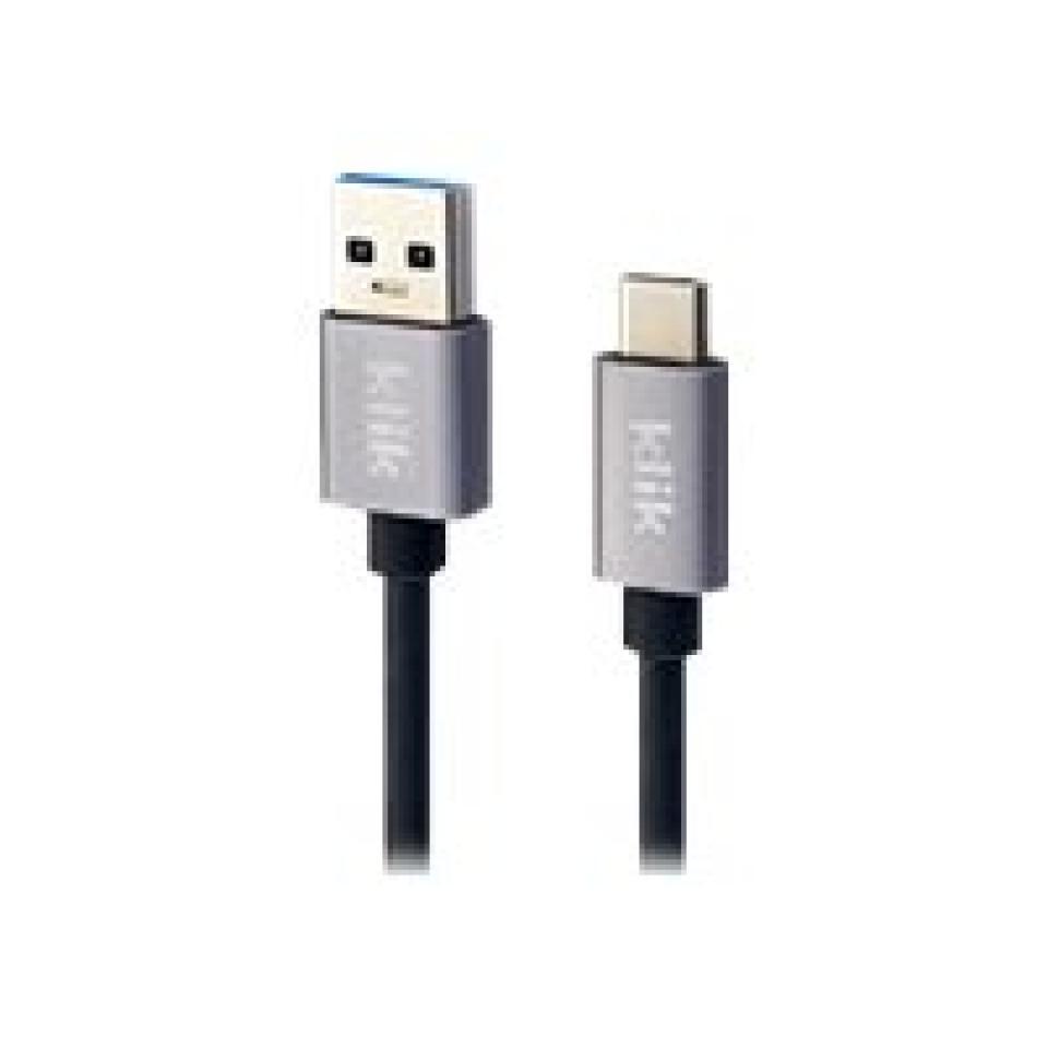 Klik 2.5m USB Typea Male To USB Typec Male USB 3 Cable Image