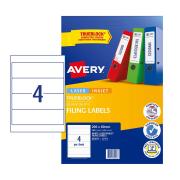 Avery L7171 Filing Labels 200 x 60mm Pack 100