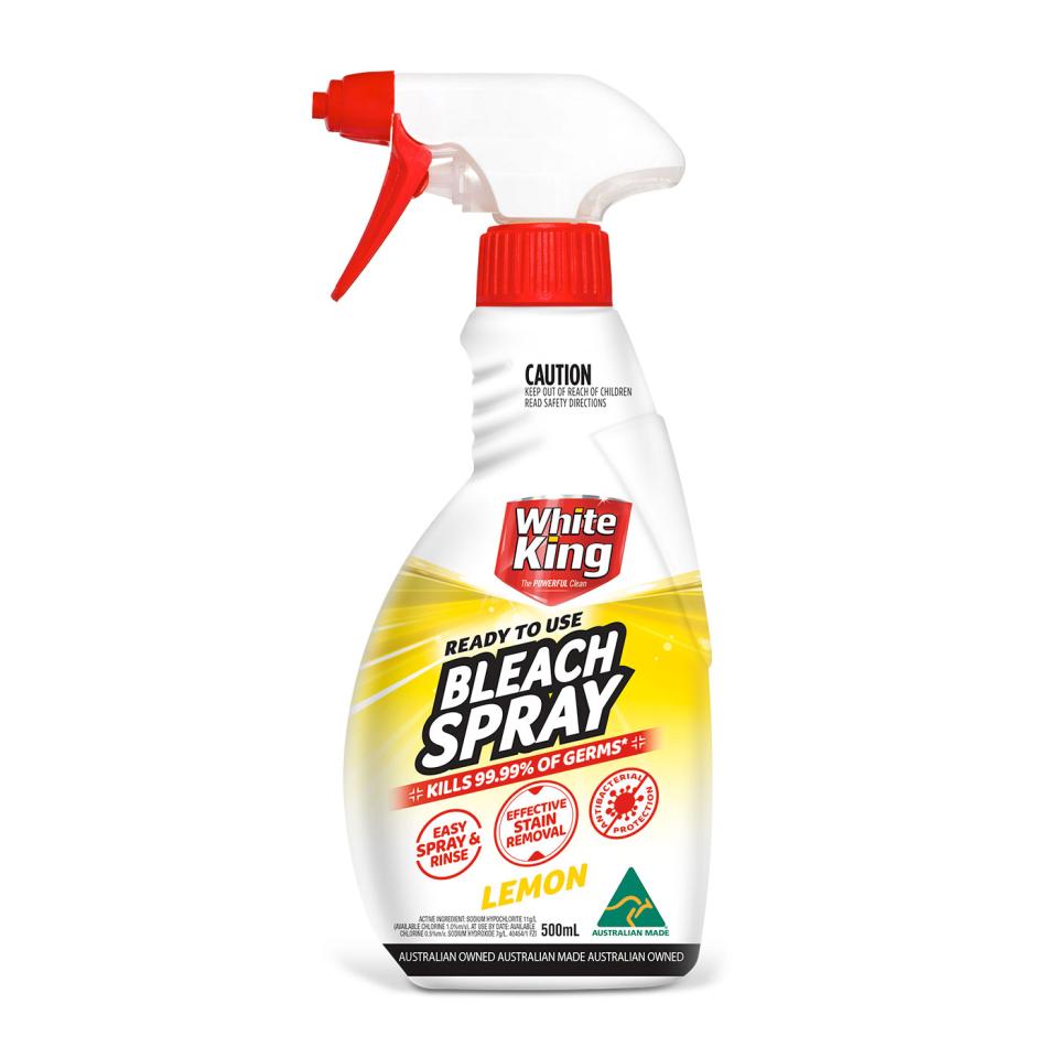 White King Bleach Surface Spray Ready To Use Lemon 500ml | Winc