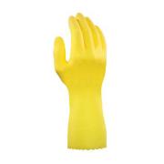 AlphaTec 88-396 Latex Silverlined Texture Grip Glove Yellow Size 9 Pair