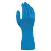 Ansell 88-350 Versatouch Gloves Blue Silverlined Latex Food Processing Pair