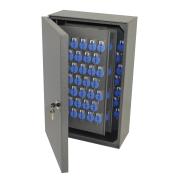 Telkee Key Cabinet 530/175 Hooks 530h x 330w x 165dmm Grey-245 Maximum Key Capacity
