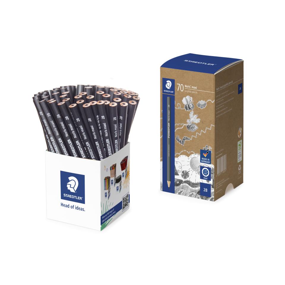 Staedtler Noris Maxi Learners Pencil 2B Pack 70