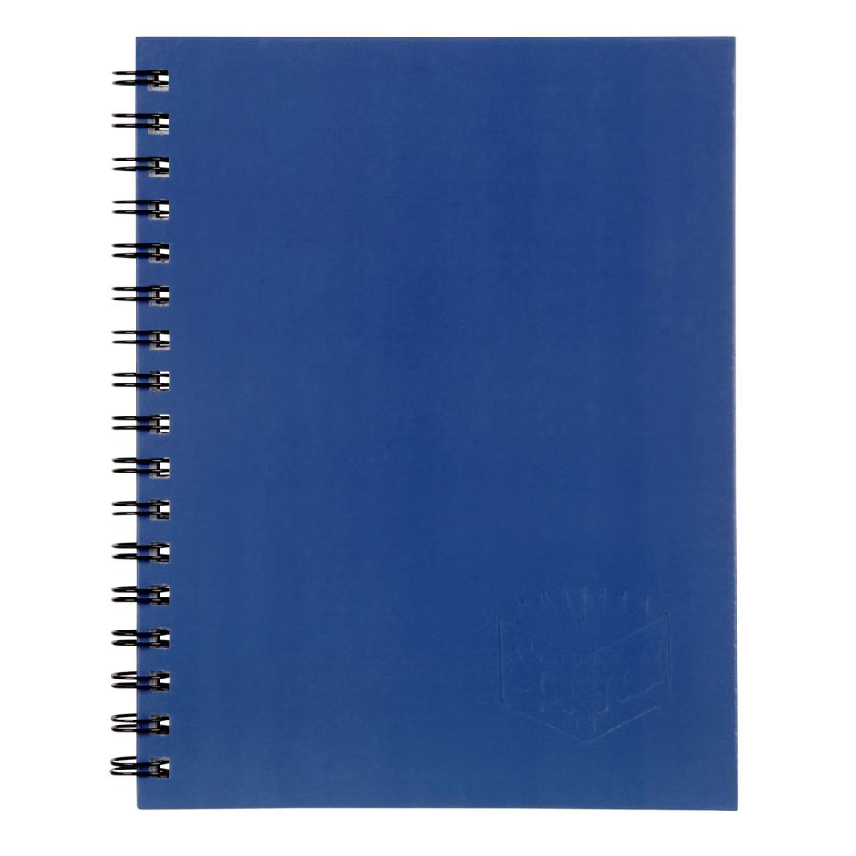 Spirax 512 Notebook A4 Side Opening Hard Cover 200 Page Blue
