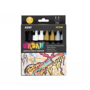 Kent Urban Acrylic Paint Marker Fine Icon Set Of 8