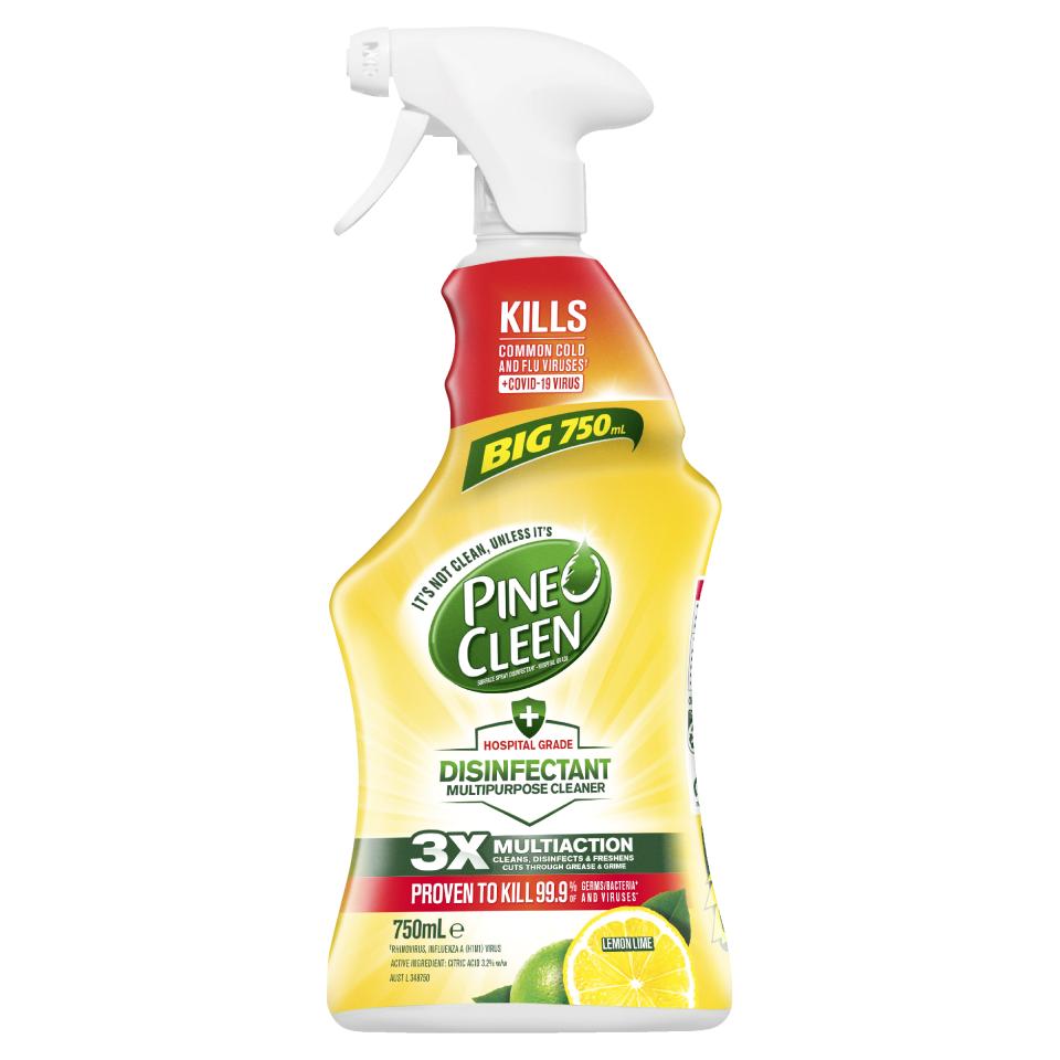 Pine O Cleen Multi Purpose Disinfectant Spray Lime Burst Trigger 750ml Image