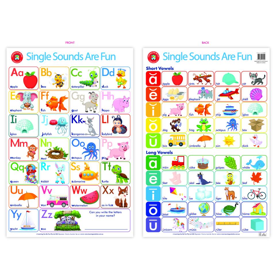 Learning Can Be Fun Single Sounds Poster