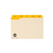 Marbig Manilla Plastic Tab Box Divider 6X4 A-Z/1-31