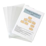 Marbig Letter File A4 Glass Clear Pack 10
