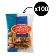 Victoria Gardens Soy Rice Crackers Portion Control 15g Carton 100