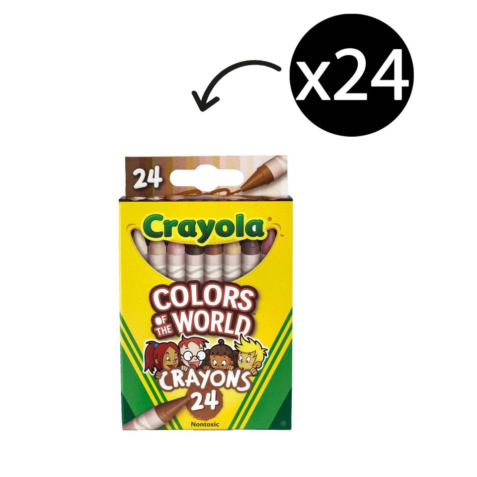 Crayola Colors Of The World Crayons Pack 24