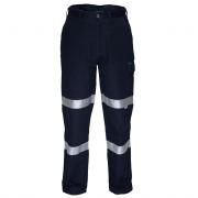 Prime Mover Cotton Drill Cargo Pants Pre Shrunk With 2 Rows Of 3m Tape