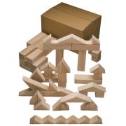 Learning With Balsa Kindy Wood Blocks Classpack 30 Piece