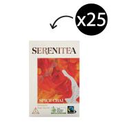 SereniTEA Organic & Fairtrade Spice Chai Pyramid Tea Bags Pack 25