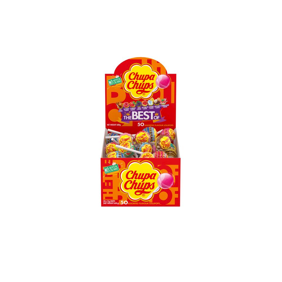 Chupa Chups Lollipop The Best Of Display Box 50