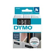 dymo black white