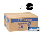 Austar Kitchen Tidy Bin Liners 510 x 650mm 27 Litre White Roll 50 Carton 1000