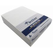 Writer Bank Paper Pad A4 8mm Ruled 50gsm 100 Sheets
