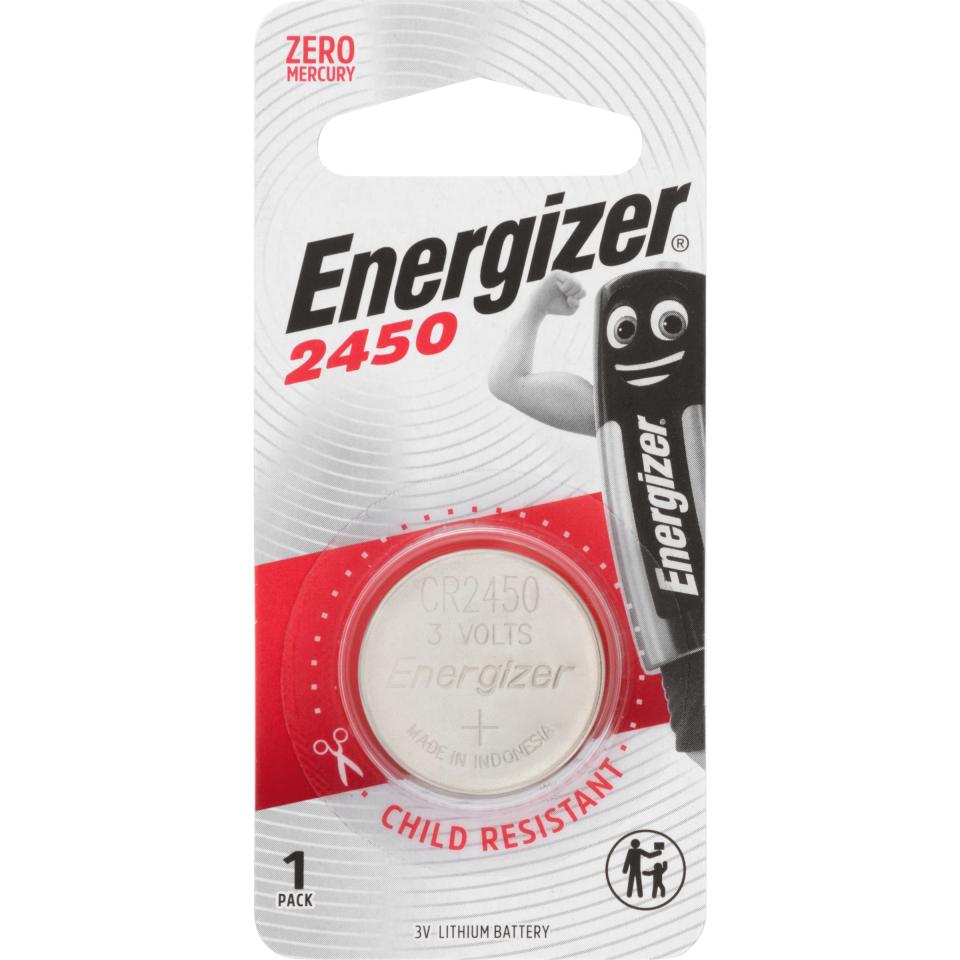 Energizer CR2450 3V Lithium Coin Button Battery