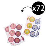 Avery Merit and Reward Scratch and Sniff Flavour Stickers 30 mm diameter Pack 72 
