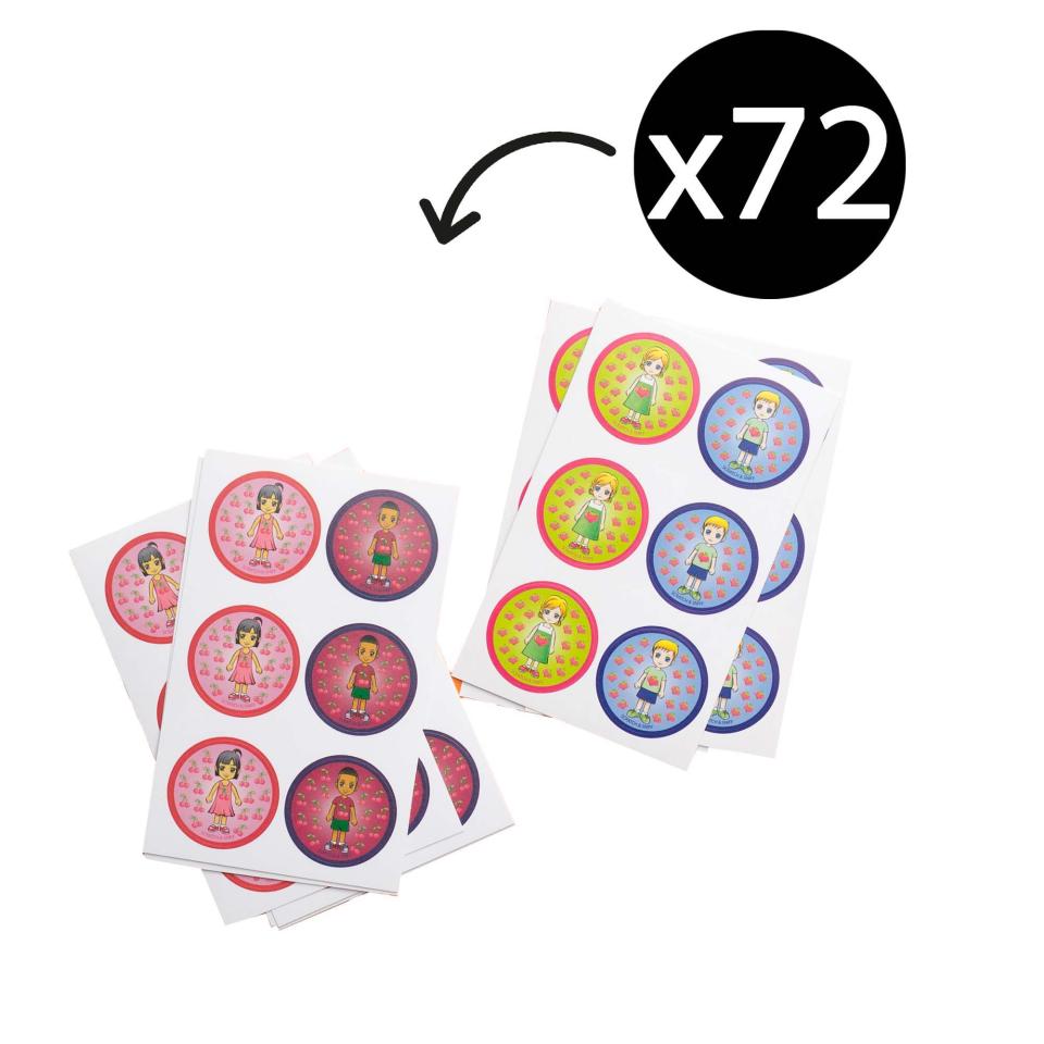Avery Multi-Coloured Dot Stickers 8mm 416 Pack