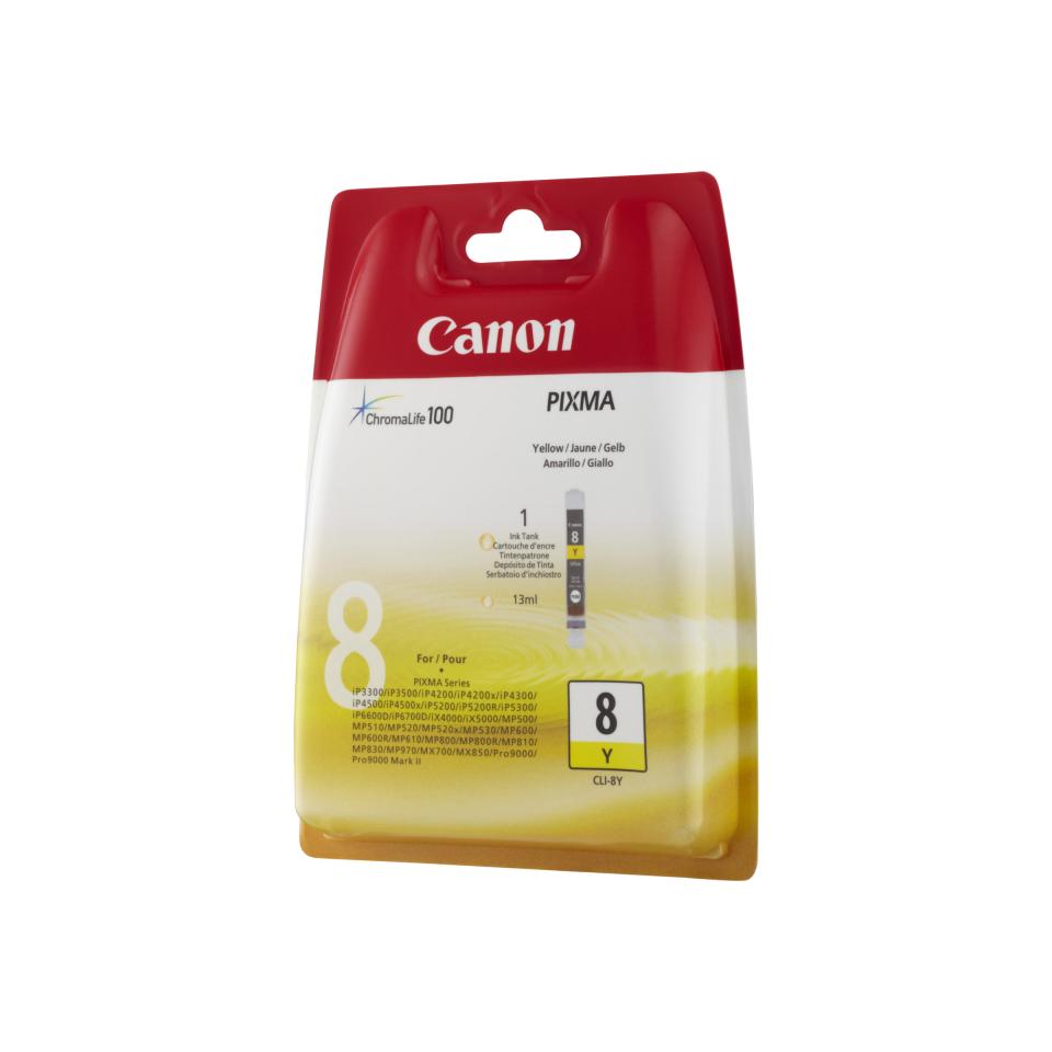 Canon PIXMA CLI-8Y Yellow Ink Cartridge 