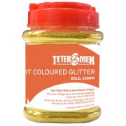 Teter Mek Bright Coloured Glitter 250g Gold