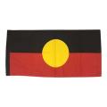 Thumbnail image of Australian Aboriginal Flag Knitted Polyester 1370x685mm
