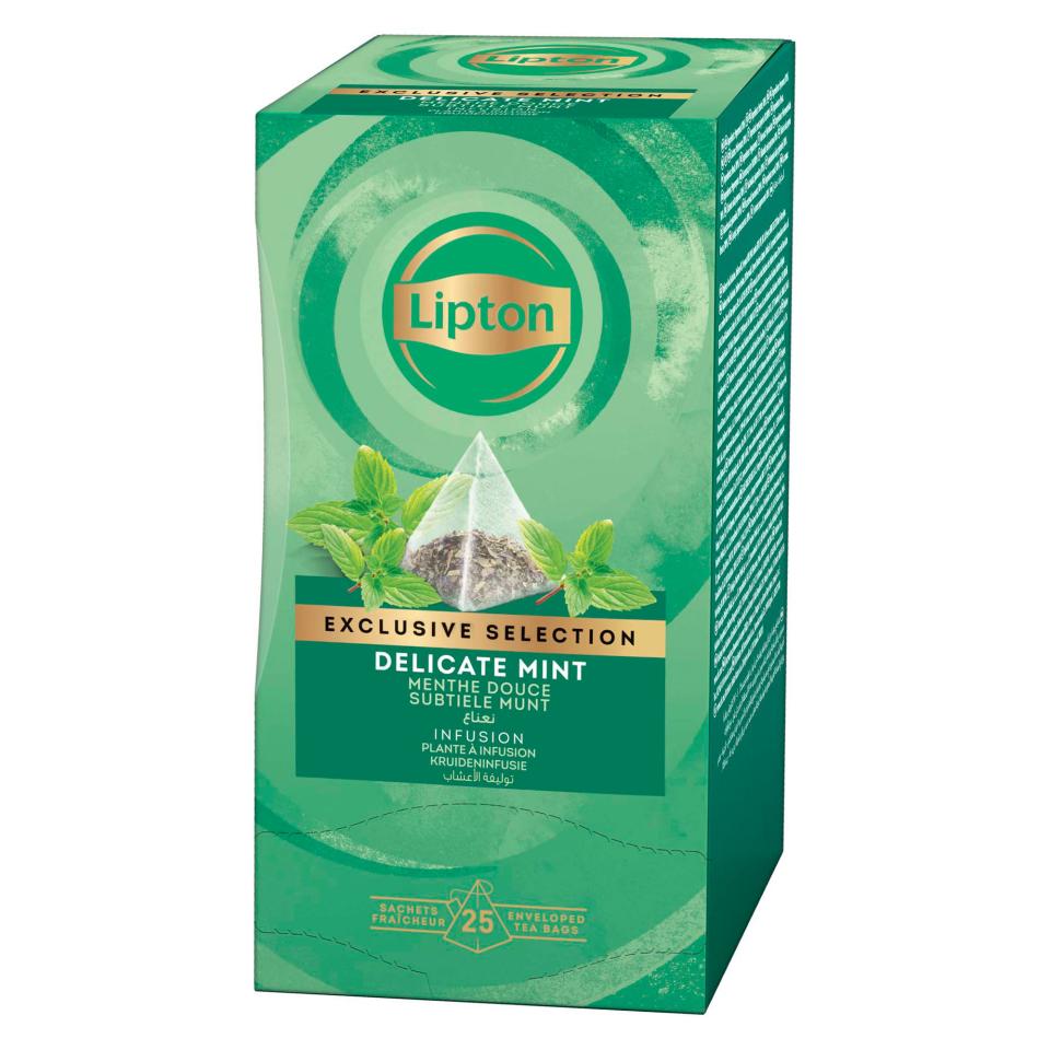 Lipton Exclusive Selection Delicate Mint Tea Bags Pack 25