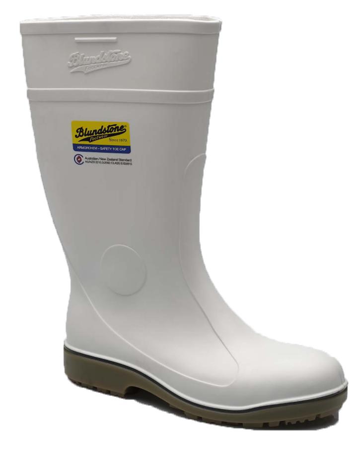 Blundstone 006 Safety Gumboots White 