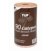 Tuf Calypso Food Service Antibacterial Wipes Coffee Roll 90 Sheets