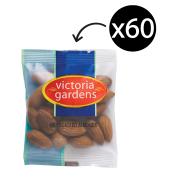 Victoria Gardens Almonds Nuts Dry Roasted Portion Control 25g Carton 60