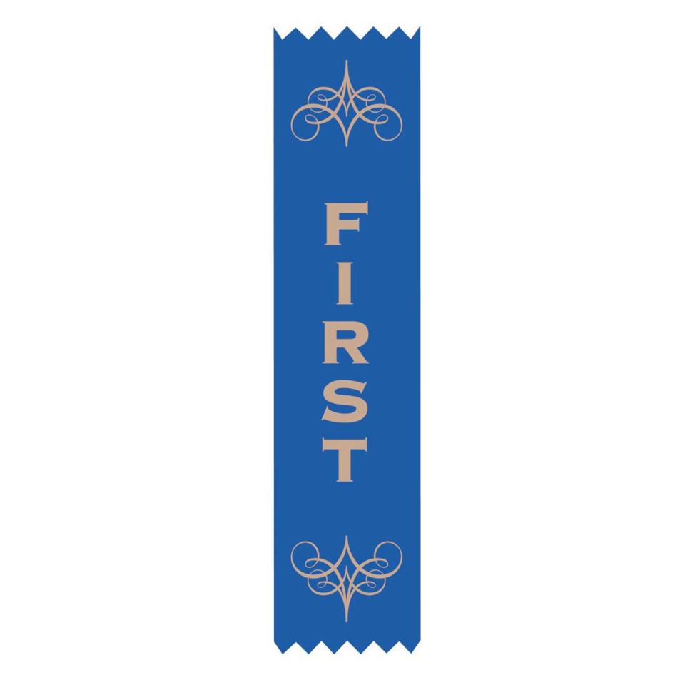 Avery Merit Award Ribbons - 1st Place 150 x 35 mm Blue 100 Ribbons