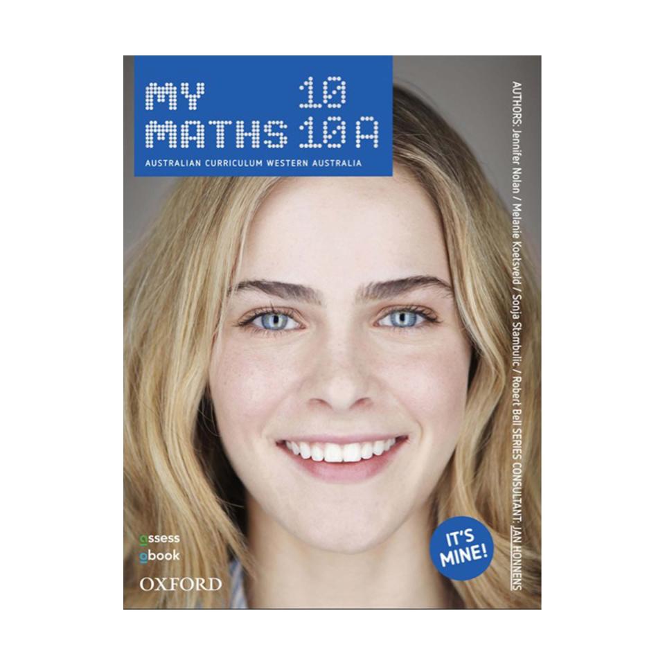 MyMaths 10 & 10A Australian Curriculum for WA Student book + OBook Assess Print & Digital