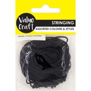 Value Craft Craft Elastic Thread Black 10m