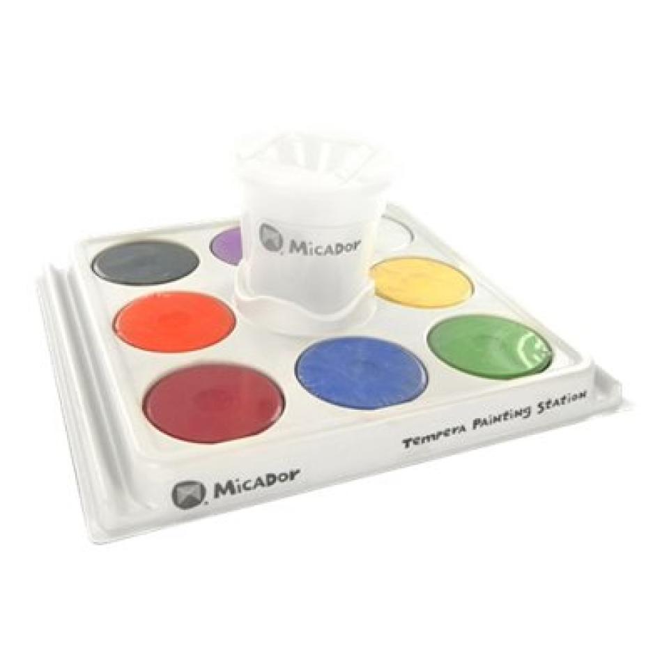 Micador Tempera Painting Station 8 Colours Set