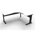 Thumbnail image of Rapid Line Span Metal Leg Corner Workstation 1800w x 1500w x 700d x 730h Mm White/black