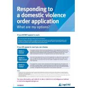 Domestic Violence Protection Order - Information For Respondents A3 Poster