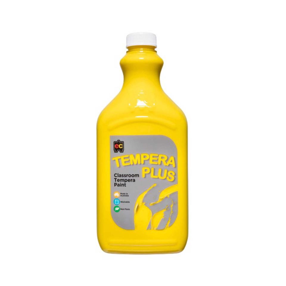 Educational Colours Tempera Plus Classroom Paint 2L Brilliant Yellow Image