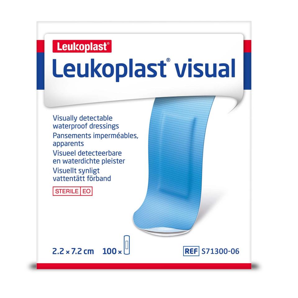 Leukoplast Blue Visual Detectable Strips Pack 100