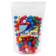 Arbee Beads Wood Beads Round Painted Multicolour 16mm 250g